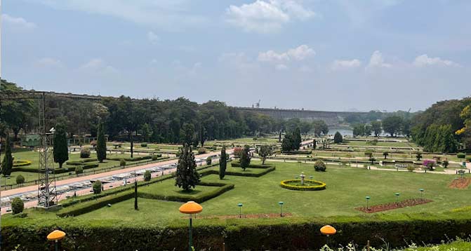 Krishna Raja Sagara Dam, Brindavan Garden
